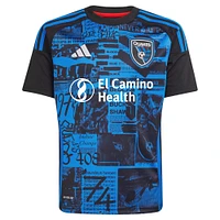 Youth adidas Cristian Arango Black San Jose Earthquakes 2025 Headliner Replica Player Jersey