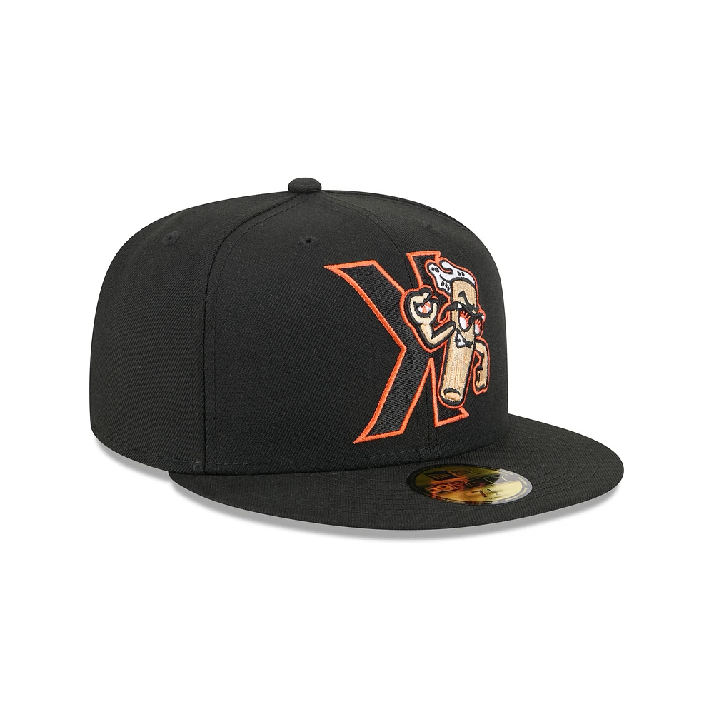 Men's New Era  Black San Jose Giants Theme Nights 59FIFTY Fitted Hat