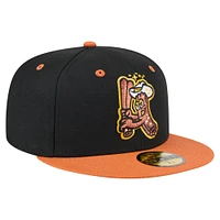 Men's New Era Black/ San Jose Giants Copa de la Diversión 59FIFTY Fitted Hat