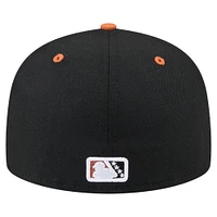 Men's New Era Black/ San Jose Giants Copa de la Diversión 59FIFTY Fitted Hat