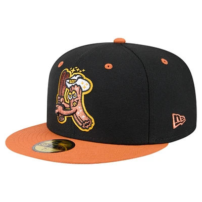 Men's New Era Black/ San Jose Giants Copa de la Diversión 59FIFTY Fitted Hat