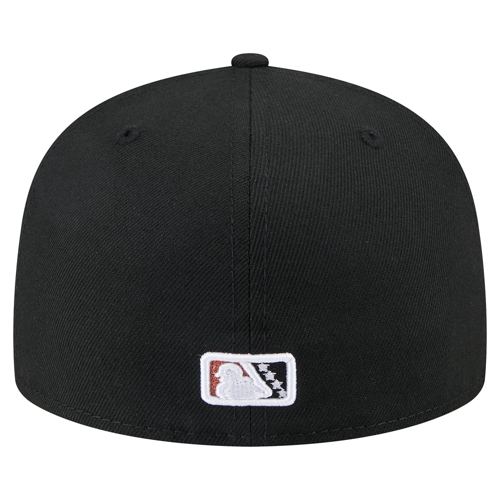 Casquette ajustée 59FIFTY Copa de la Diversión New Era pour hommes, noire, San Jose Giants