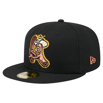 Casquette ajustée 59FIFTY Copa de la Diversión New Era pour hommes, noire, San Jose Giants