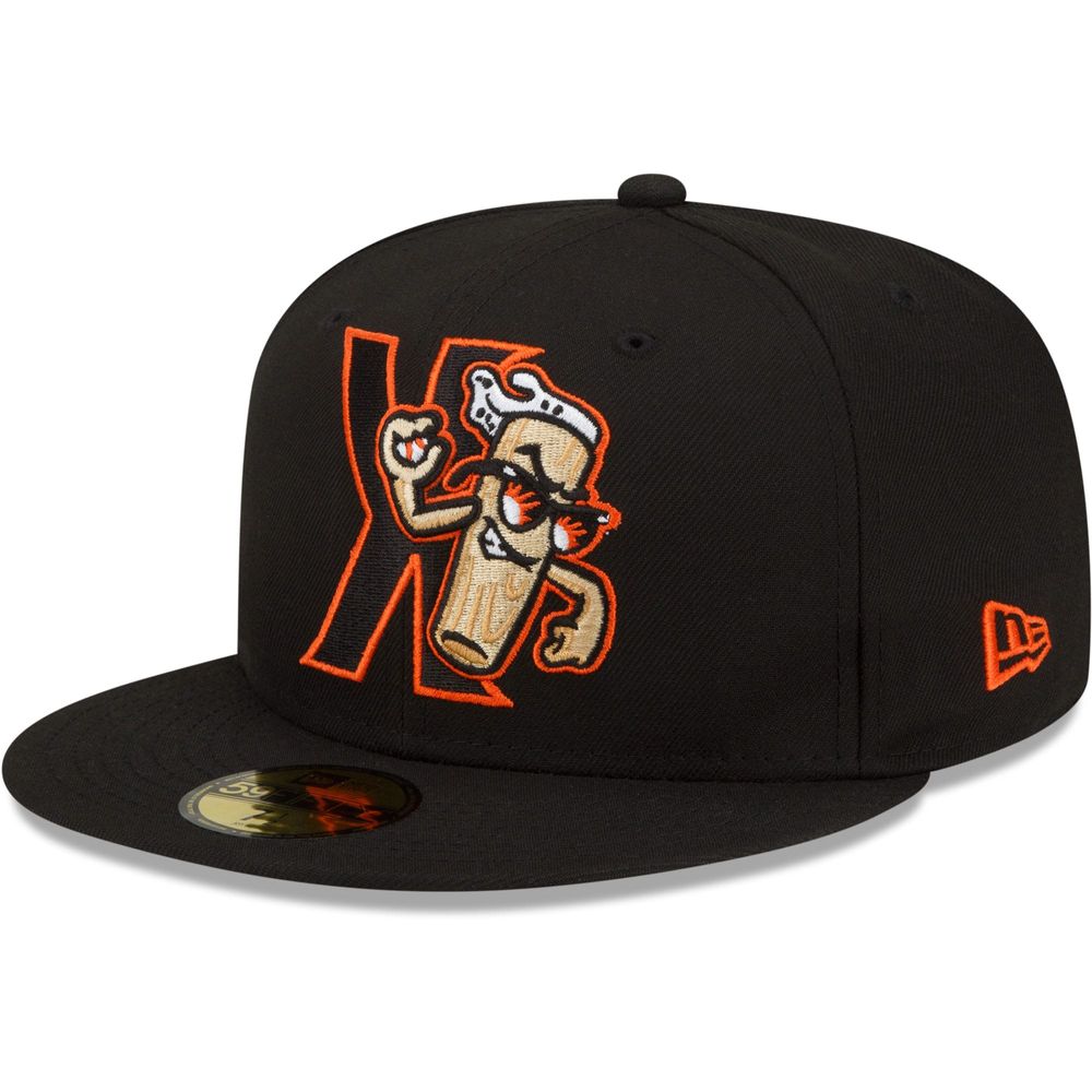 Men's New Era Black San Jose Giants Theme Night 59FIFTY Fitted Hat