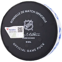 Alexander Barabanov, rondelle de but utilisée par les Sharks de San Jose le 3 décembre 2023 contre les Rangers de New York