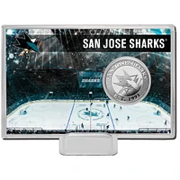 Histoire de l'équipe Highland Mint San Jose Sharks - Coin Card