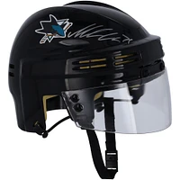 Macklin Celebrini San Jose Sharks 2024 NHL Draft Mini casque autographié