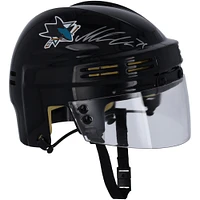 Macklin Celebrini San Jose Sharks 2024 NHL Draft Mini casque autographié