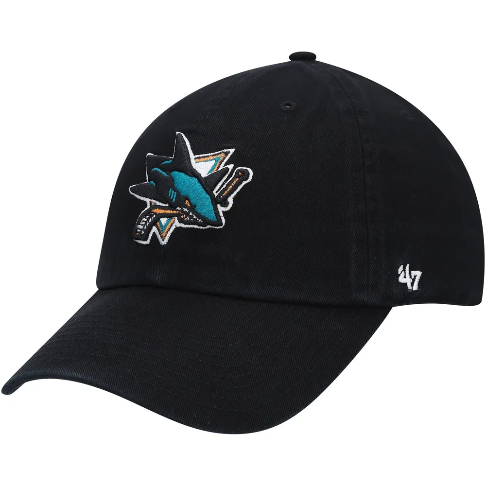 San Jose Sharks Fanatics Branded Team Logo Pride Adjustable Hat - Black