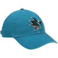 Casquette réglable '47 bleu sarcelle San Jose Sharks Team Clean Up pour homme