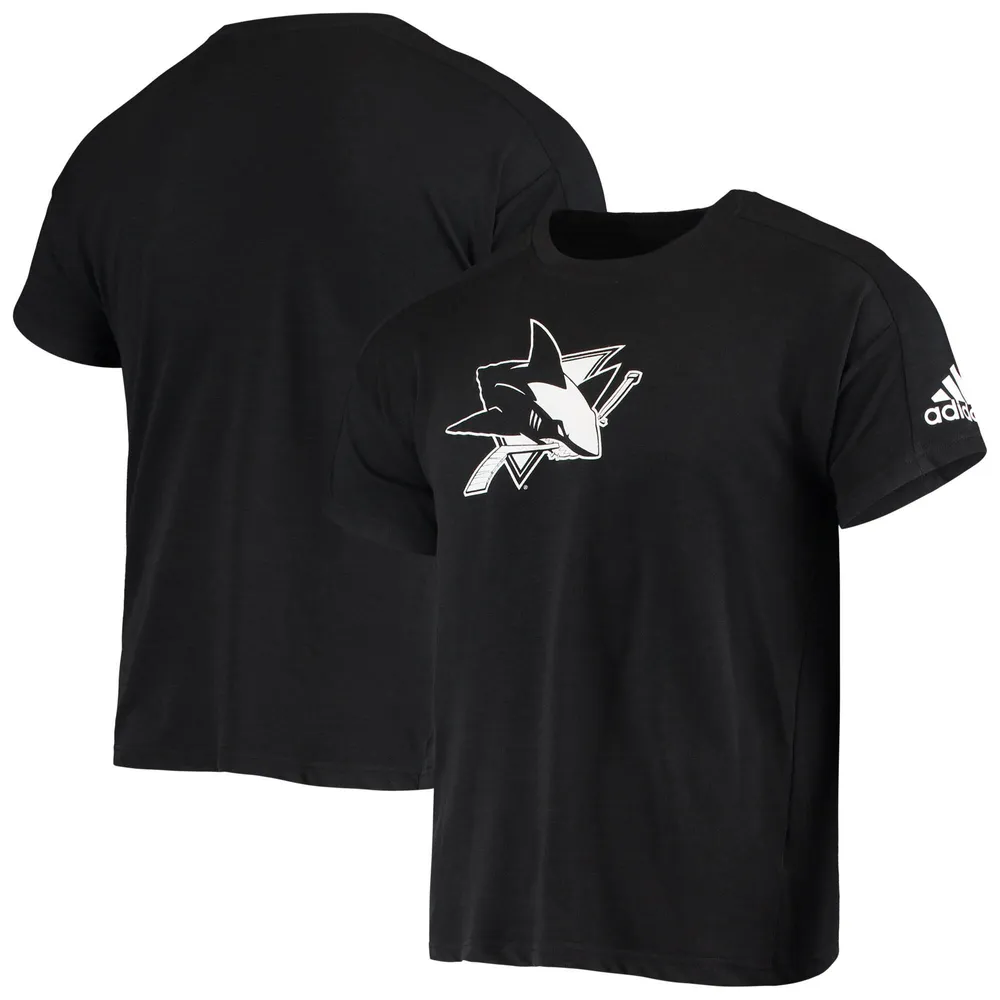 Sharks adidas Team Stadium ID Tri-Blend T-Shirt - Black Brazos Mall