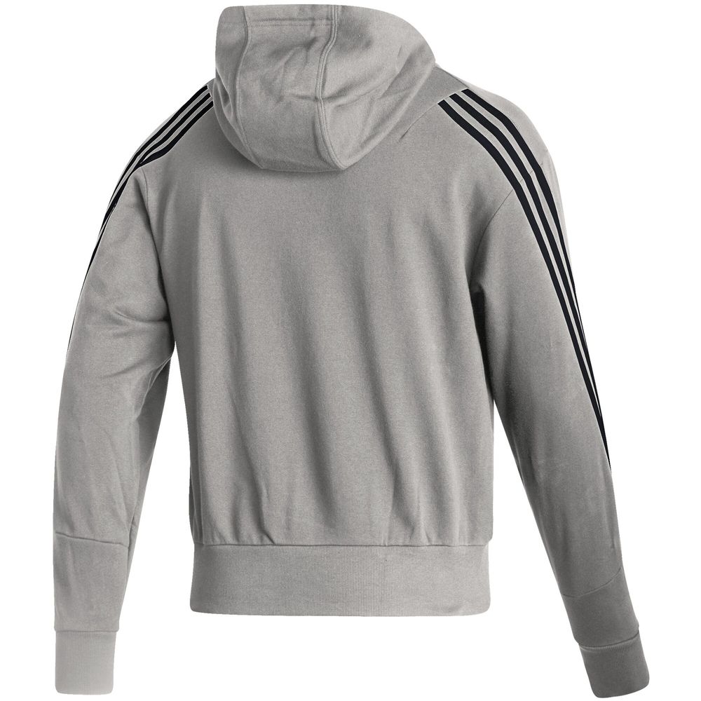 Men's adidas Heathered Gray San Jose Sharks Fashion Full-Zip Hoodie