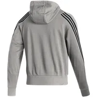 Sweat à capuche entièrement zippé adidas pour hommes, gris chiné, San Jose Sharks Fashion