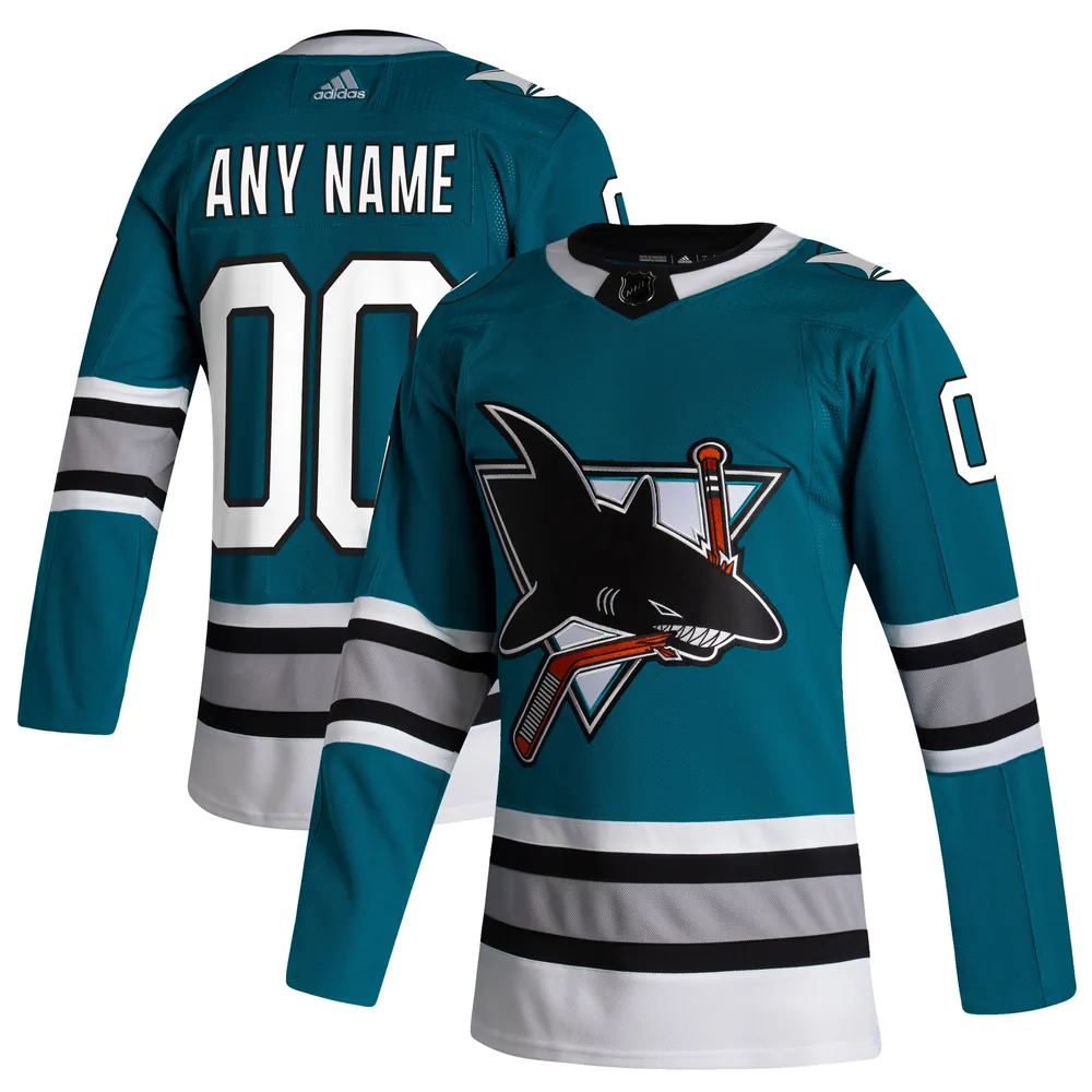 Men's Fanatics Branded Teal Logan Couture San Jose Sharks Player Name and Number T-Shirt