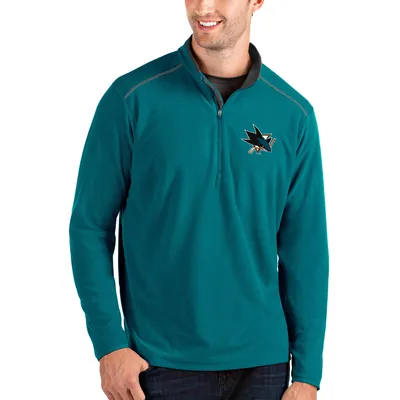 Antigua Men's San Francisco 49ers Fortune Grey Quarter-Zip