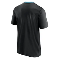 T-shirt authentique Pro Locker Room Fanatics pour hommes, noir, San Jose Sharks