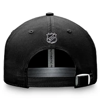 Men's Fanatics  Black San Jose Sharks Authentic Pro Prime Adjustable Hat