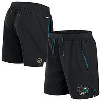 Men's Fanatics  Black San Jose Sharks Authentic Pro Rink Performance Shorts