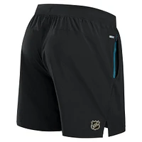 Men's Fanatics  Black San Jose Sharks Authentic Pro Rink Performance Shorts