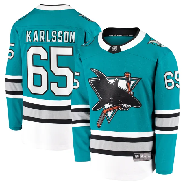 Men's adidas Erik Karlsson Black San Jose Sharks Alternate Authentic Player  Jersey
