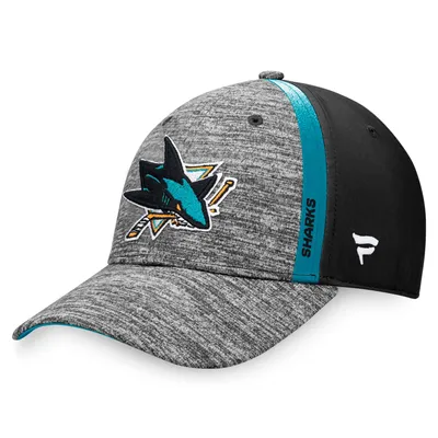 San Jose Sharks Fanatics Branded Defender Flex Hat - Gray/Black