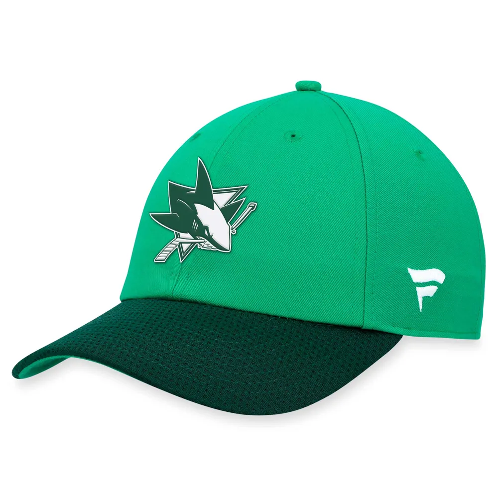 Lids San Jose Sharks Fanatics Branded St. Patrick's Day Adjustable Hat -  Kelly Green