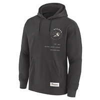 Sweat à capuche Fanatics Anthracite San Jose Sharks Future Ground Info pour homme