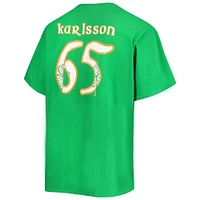 Fanatics pour hommes Erik Karlsson Kelly Green San Jose Sharks T-shirt avec nom et numéro de la Saint-Patrick