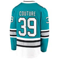 Fanatics pour hommes Logan Couture Sarcelle San Jose Sharks 30e anniversaire Premier Breakaway Player Maillot