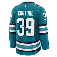 Men's Fanatics Logan Couture Teal San Jose Sharks Home Premium Jersey