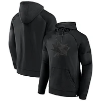 Men's Fanatics  San Jose Sharks Black Ice Defender Raglan Pullover Hoodie