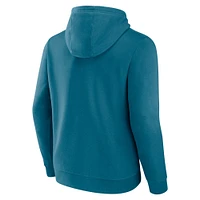 Sweat à capuche authentique Pro pour hommes Fanatics Sarcelle San Jose Sharks