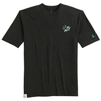T-shirt Spencer chiné San Jose Sharks anthracite pour homme Johnnie-O