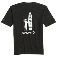 T-shirt Spencer chiné San Jose Sharks anthracite pour homme Johnnie-O