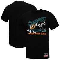 Men's Mitchell & Ness Black San Jose Sharks Local Food T-Shirt
