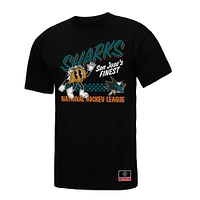 Men's Mitchell & Ness Black San Jose Sharks Local Food T-Shirt