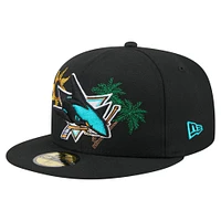 Casquette ajustée New Era 59FIFTY noire pour homme