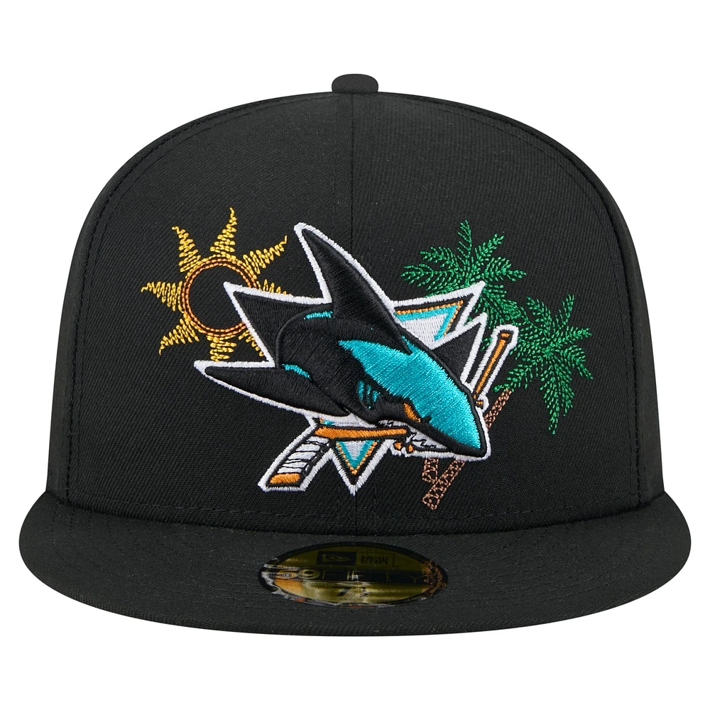 Casquette ajustée New Era 59FIFTY noire pour homme