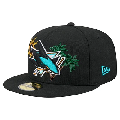 Casquette ajustée New Era 59FIFTY noire pour homme
