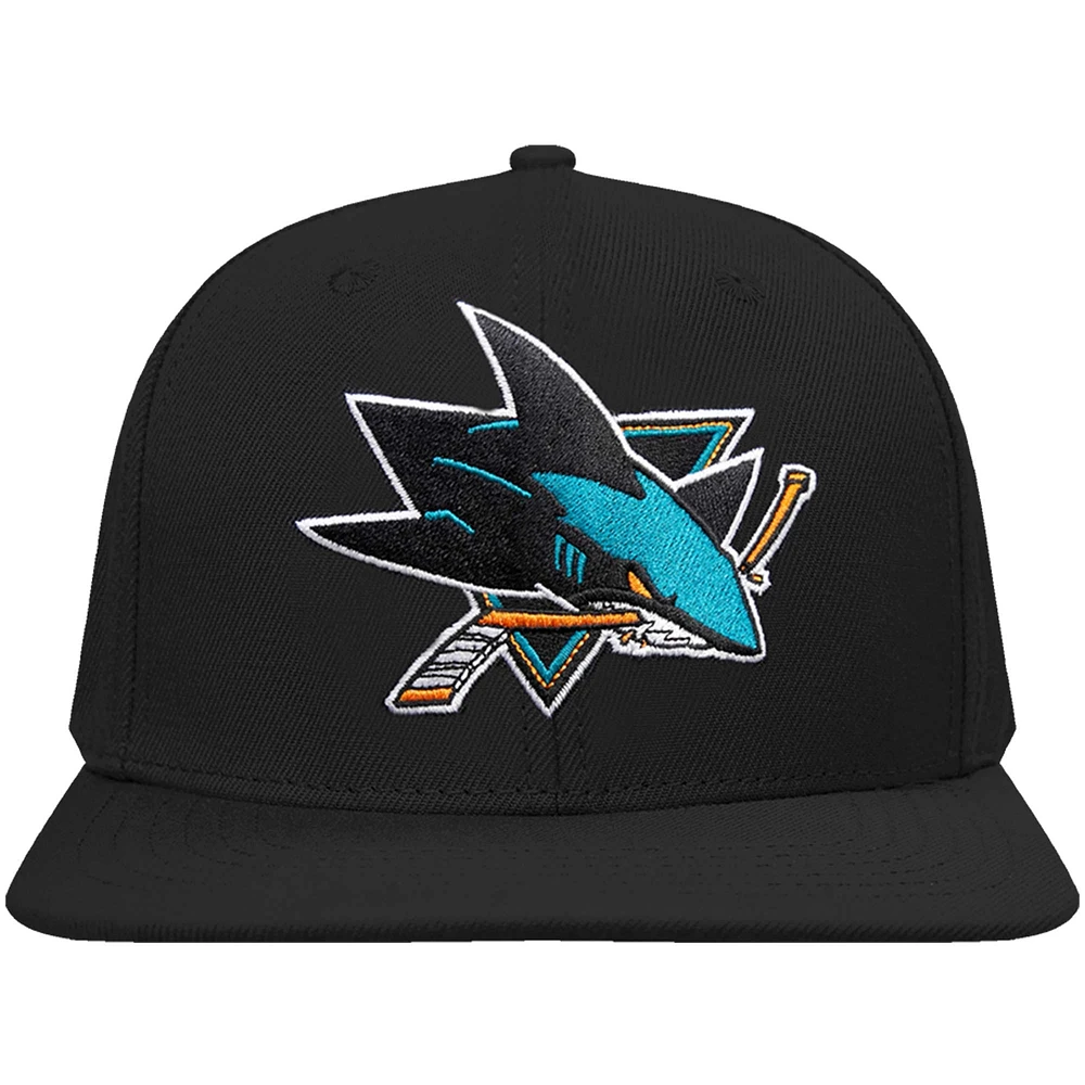 Casquette snapback Pro Standard San Jose Sharks Core Classic Logo noire pour homme