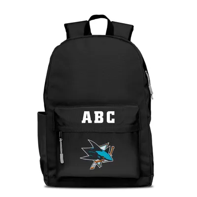 San Jose Sharks MOJO Personalized Campus Laptop Backpack - Black