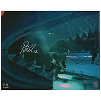 Patrick Marleau San Jose Sharks Autographed 16" x 20" Skating Out of Shark's Mouth Photograph