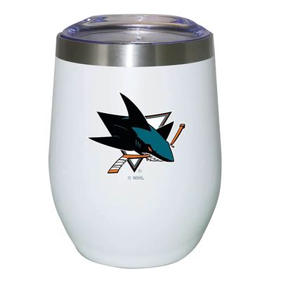 San Jose Sharks 12oz. Logo Stemless Tumbler