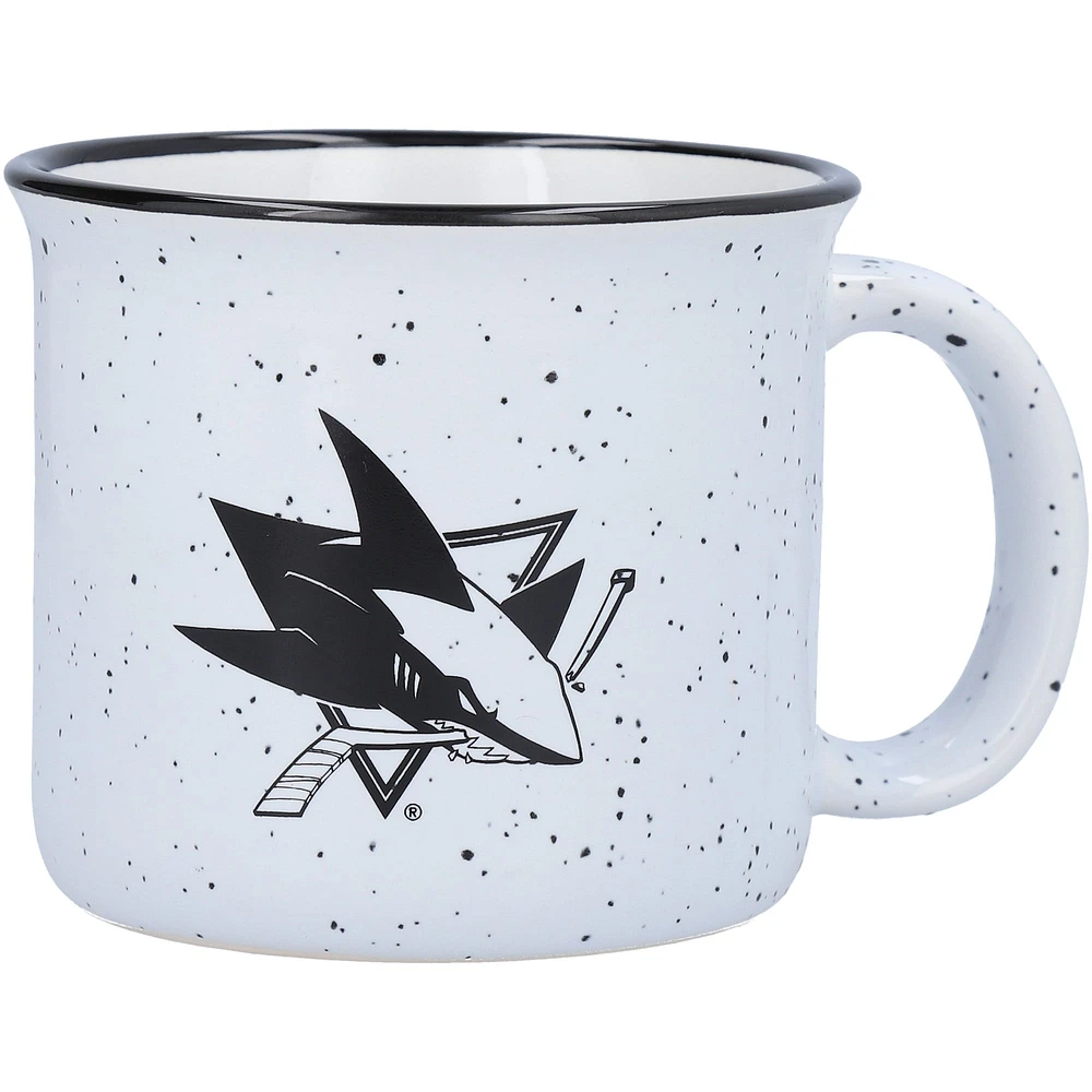 Requins de San José 15oz. Tasse d’équipe de feu de camp