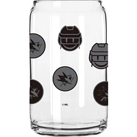 Requins de San José 16oz. Verre de canette smiley