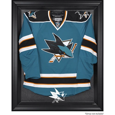 Vitrine de présentation encadrée noire pour maillot des Sharks de San Jose