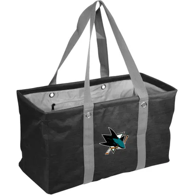 San Jose Sharks Crosshatch Picnic Caddy Tote Bag