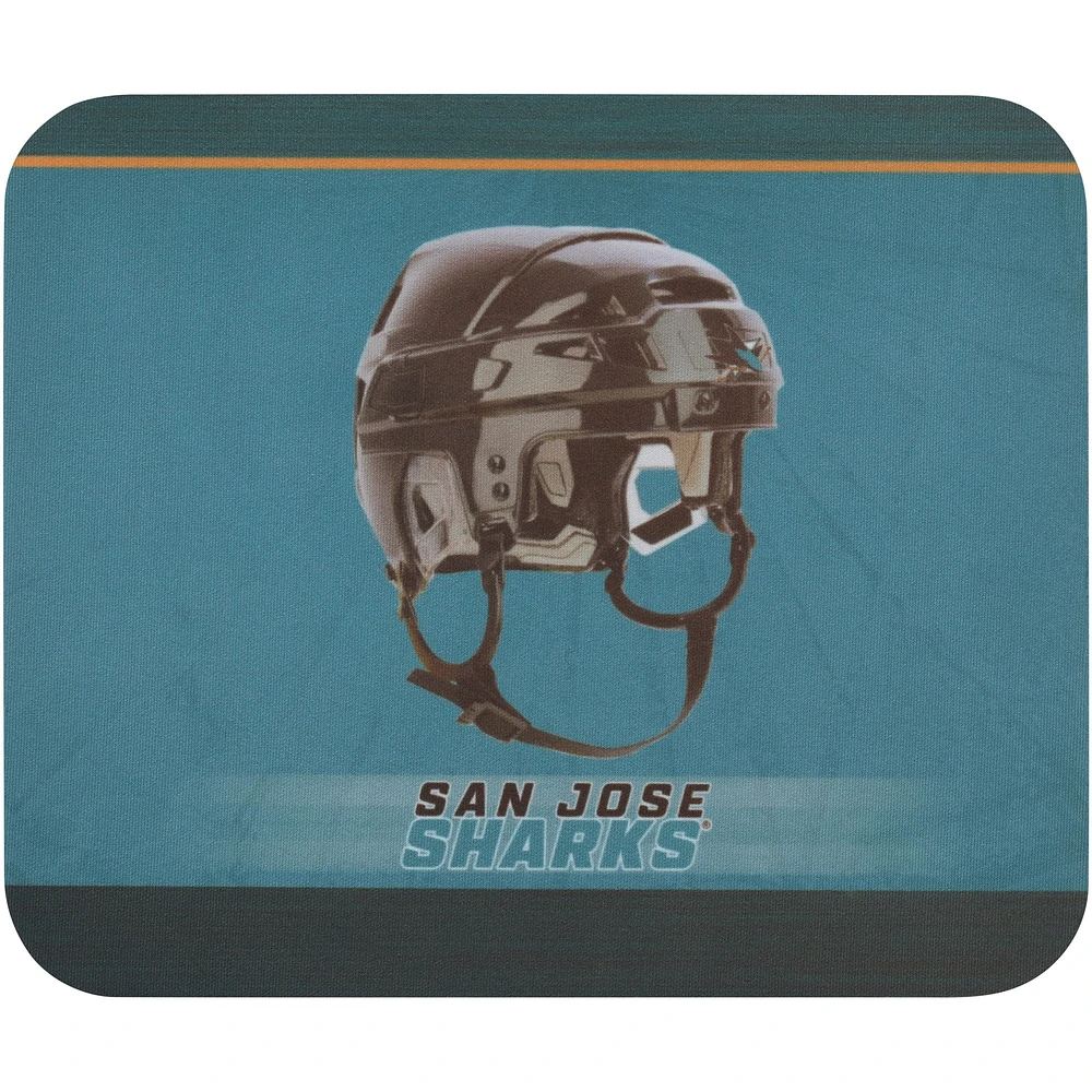 San Jose Sharks Helmet Mouse Pad