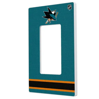 San Jose Sharks Single Rocker Lightswitch Plate