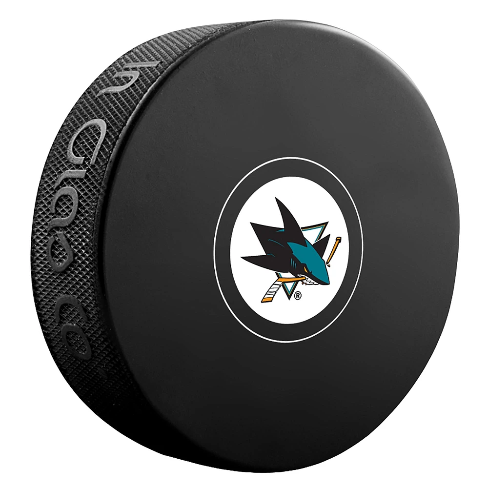 San Jose Sharks Unsigned InGlasCo Autograph Model Hockey Puck